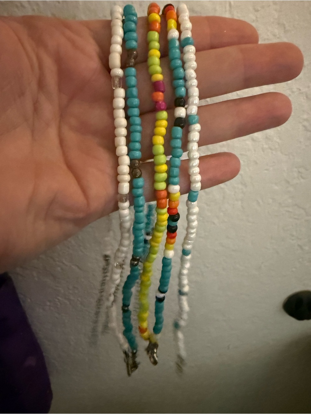 5 beaded choker necklaces :)